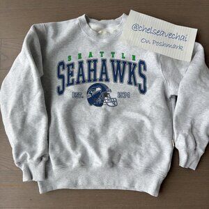 Vintage Seattle Seahawks Football Crewneck Retro NFL Seattle Seahawks Shirt tee